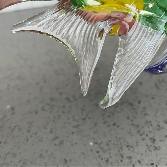 Art Glass Flounder Fish Figurine Paperweight Decor - Picture 8 of 11